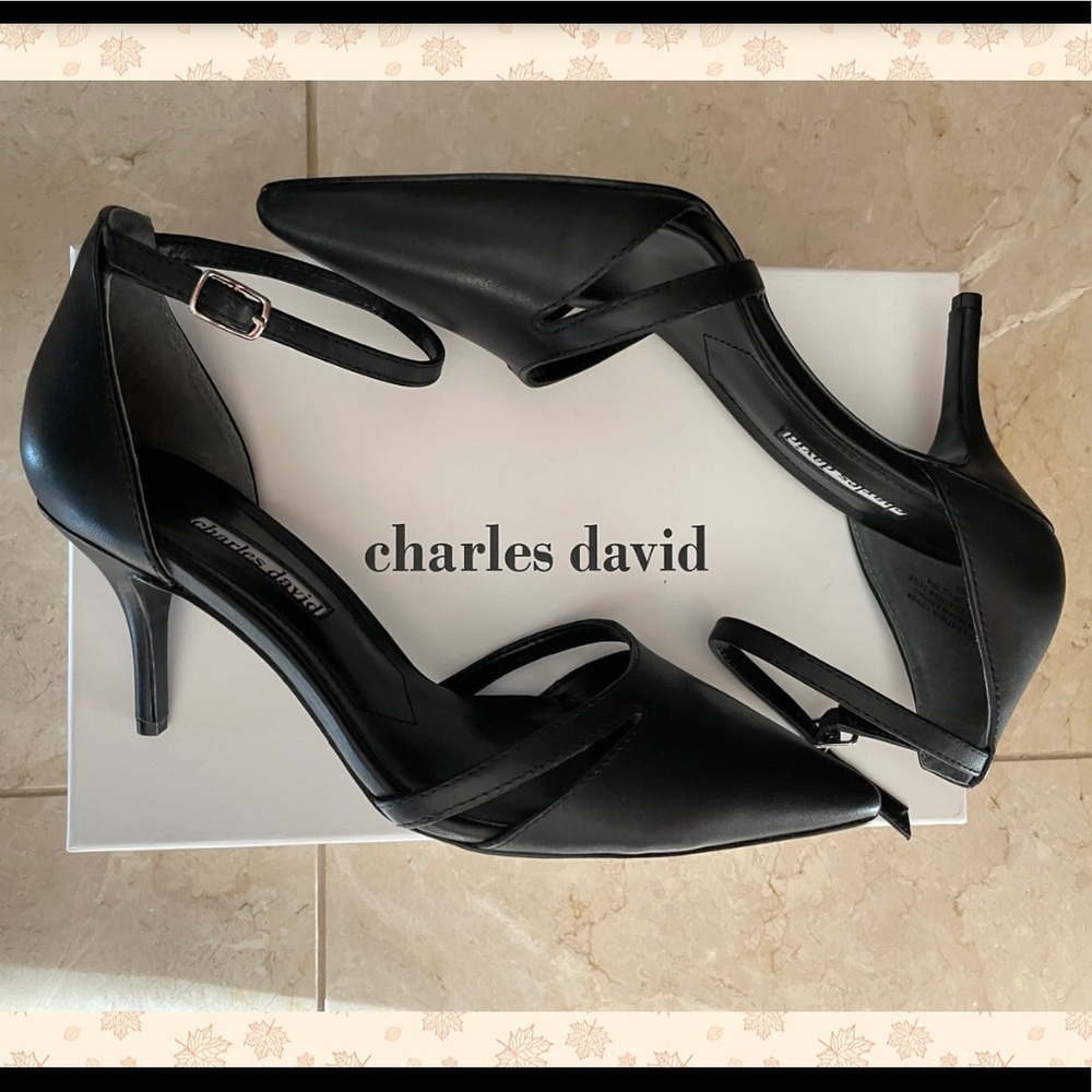 Charles David NIB Astrid Leather Womens Heels Size 8M